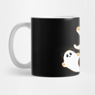 Halloween Pandamonium, Cute Panda Ghosts Mug